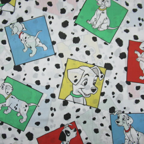 Disney★Vintage★101★101 Dalmatians★Flat sheet★Doll★Figure★Allover pattern★USED 