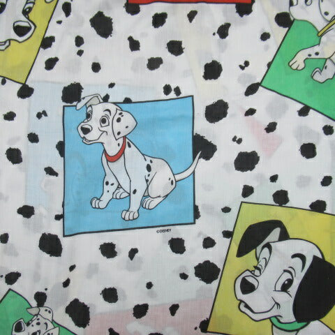 Disney★Vintage★101★101 Dalmatians★Fitted sheet★Doll★Figure★Allover pattern★USED 