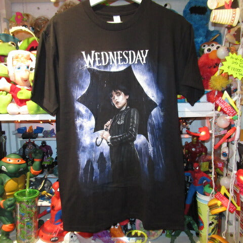 Wednesday★Wednesday★ADDAMS FAMILY★Addams Family★T-shirt★Wednesday Addams★Stuffed animal★Doll★Figure★M size★Black 