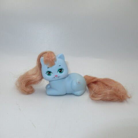 Vintage★80's★MATTEL★Little Pretty★Blue★Little Pretty★Kitty★Soft vinyl★Doll★Figure★Cat 