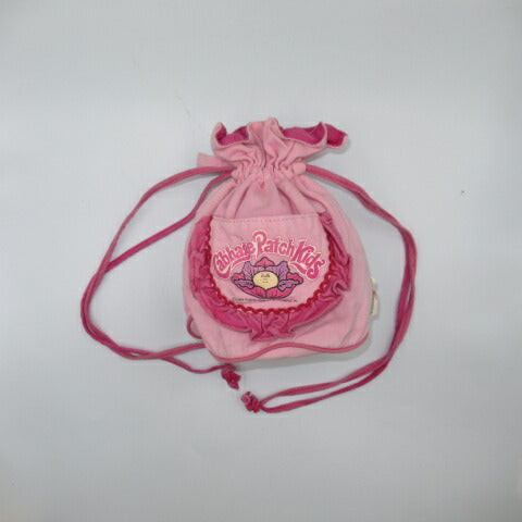 ★80's★Cabbage Patch Kids★Cabbage doll★Drawstring bag★Girl★Doll★Figure★Baby★Pink 