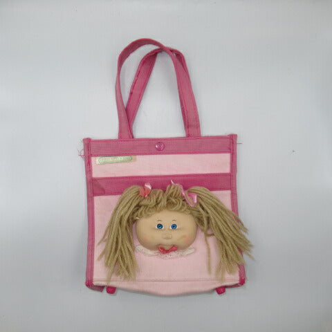★80's★Cabbage Patch Kids★Cabbage doll★Tote bag★Pink x pink★Girl★Doll★Figure★Baby★ 
