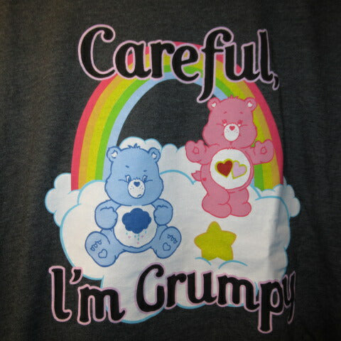 CARE BEARS★Care Bears★T-shirt★Stuffed animal★Doll★Figure★L size★Charcoal gray 