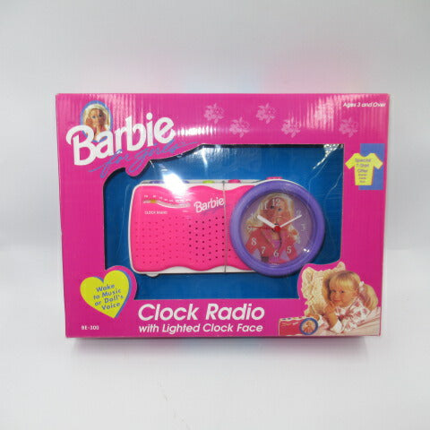 rare! Dead stock! ★1995★90's★Barbie for girls★Barbie★For Girls★Clock&amp;radio★Clock★Radio★Figure★Doll★ 